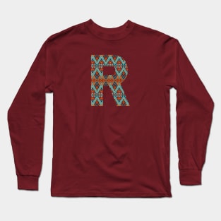 Letter R- boho design Long Sleeve T-Shirt